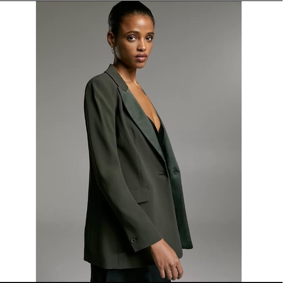 Babaton Yates Olive Green Blazer. Size 00. - Picture 2 of 5
